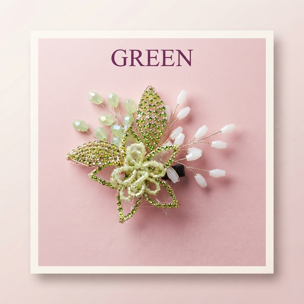 Enchanted Blossom Crystal Hair Clip hair accessories