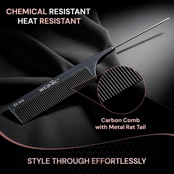 Ikonic carbon comb black