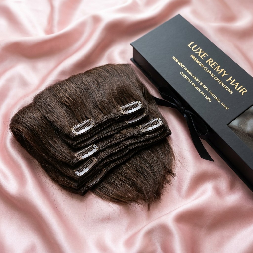 Premium Remy Human Hair Clip-In Extensions