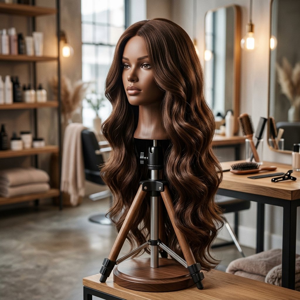 Mayur Manushi No. 5 Brown Styling Mannequin Head