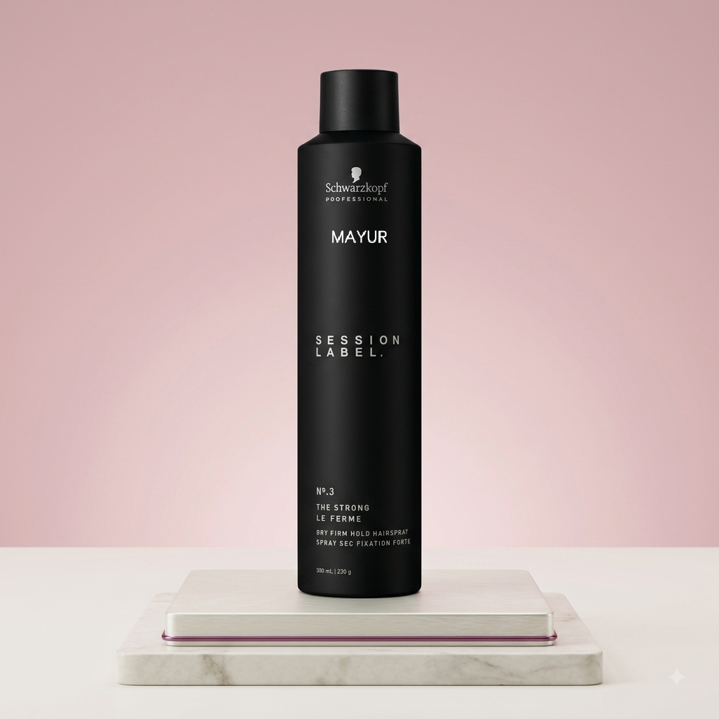 Schwarzkopf Professional Session Label Dry Firm Hold Unisex Hair Spray (300ml)