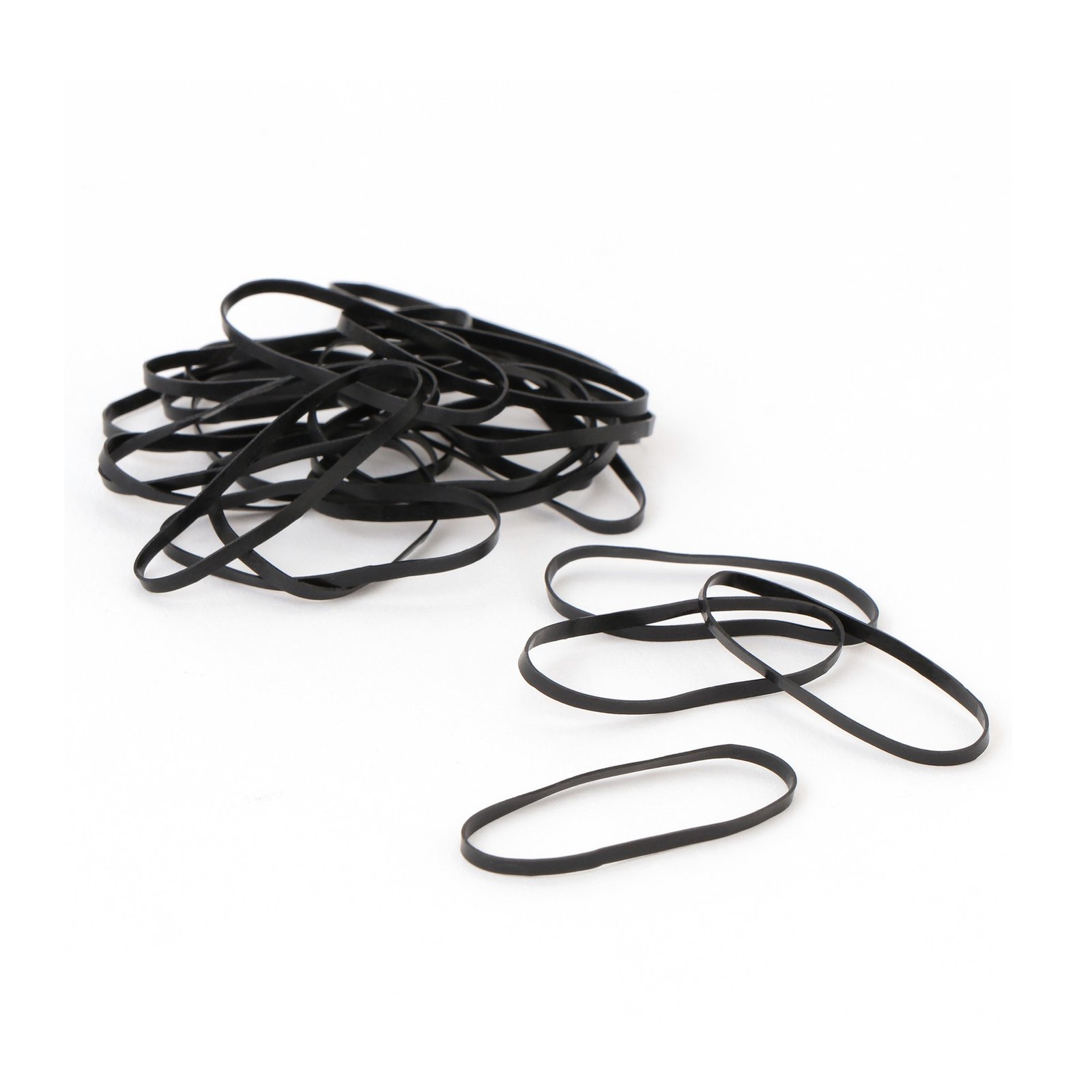 Black elastic rubber band